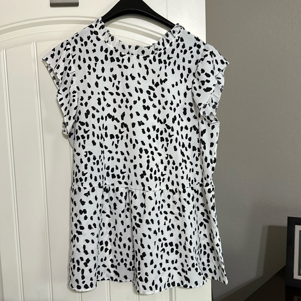 NWT peplum top